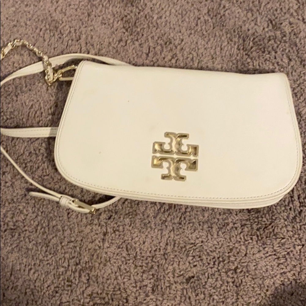 White Tory Burch cross body